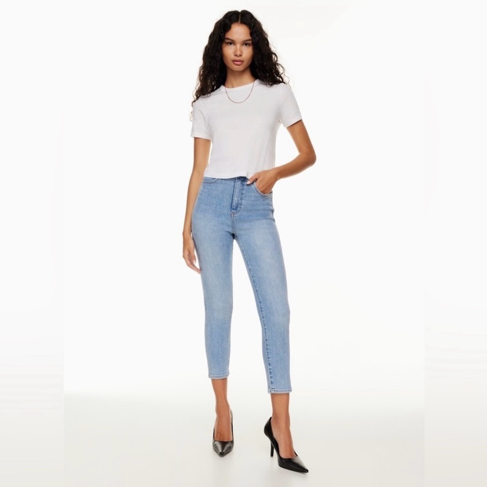 DENIM FORUM THE LOLA HIGH RISE SKINNY 26L Denim Forum Aritzia